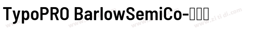 TypoPRO BarlowSemiCo字体转换